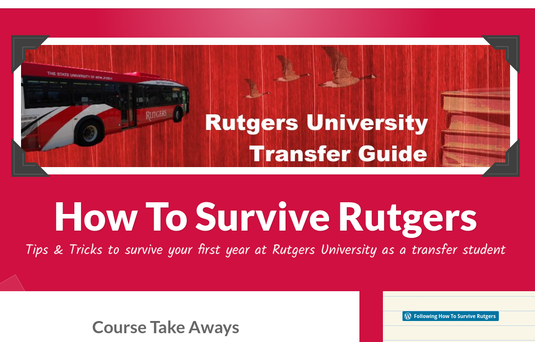 rutgers university transfer essay